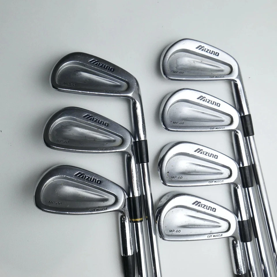 Used Mizuno MP-60 Iron Set / 3 - 9 IRON / Stiff Flex - Image 2 of 4