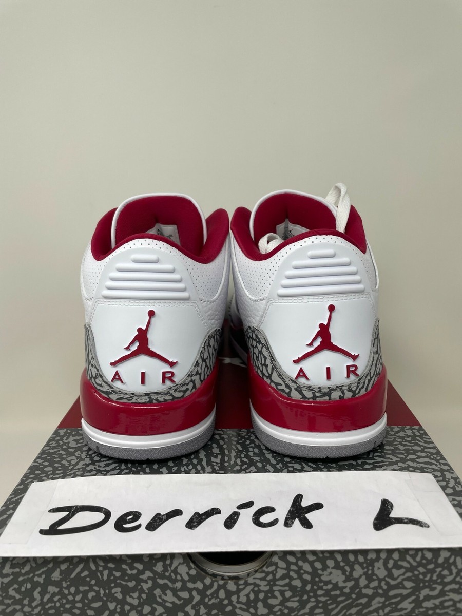 Nike Air Jordan 3 Retro “Cardinal” | CT8532-126 | Men Size 7 9