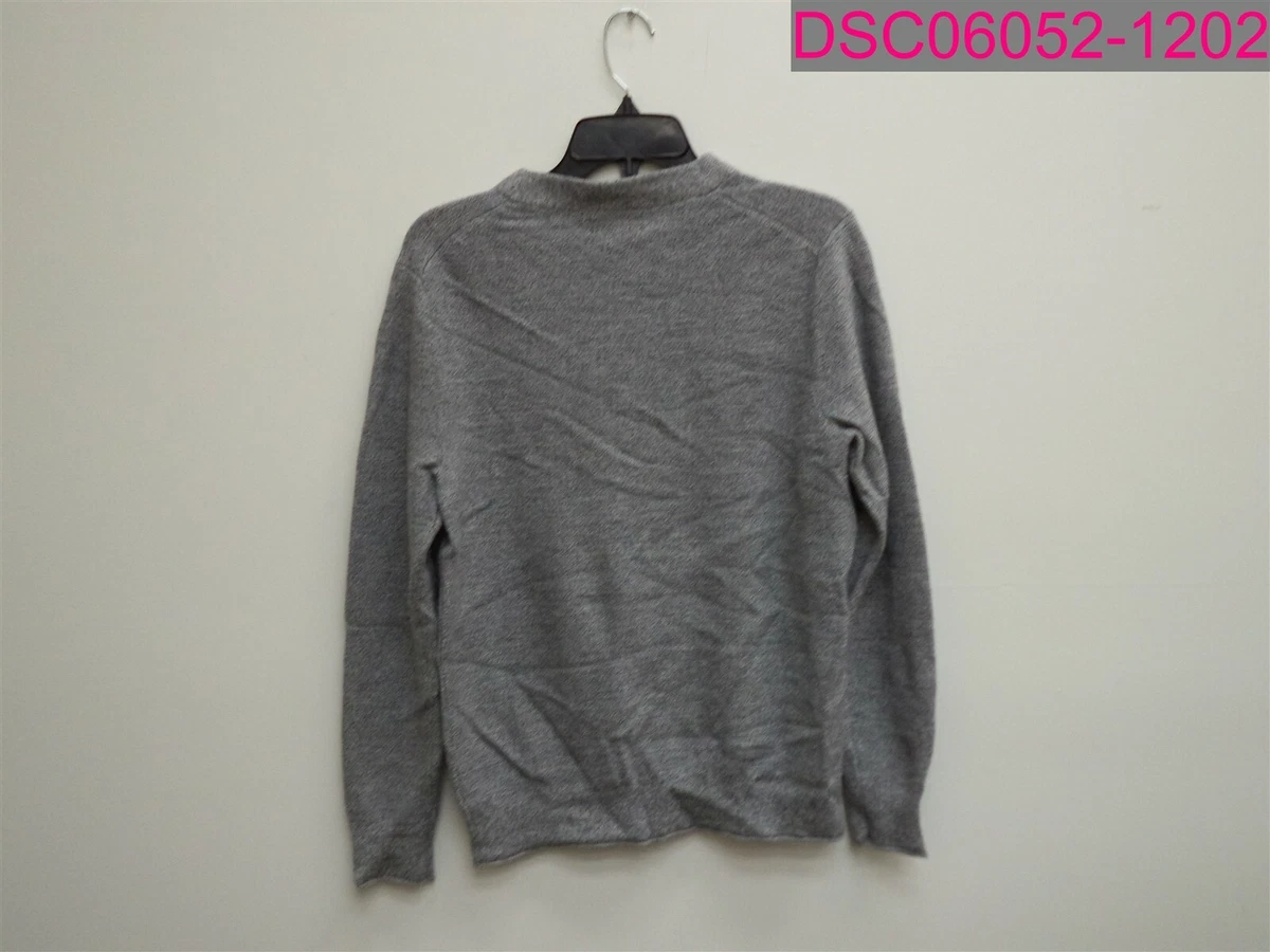 Bonobos Men s Merino Wool Knit Henley Sweater Slim Fit Heather Gray Large 17292