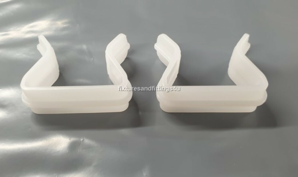 Divan Base U Clips for bed base 2 pack replacement clips double super