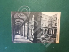 Cartolina Montecassino - Cortile Delle Scuole e Convitto - 1910 ca.