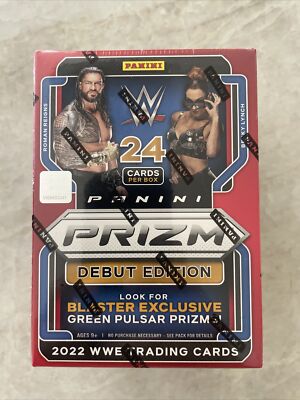 2022 Panini Prizm WWE Debut Edition Factory Sealed Blaster Box The ROCK Autos