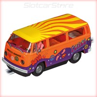 "Carrera Evolution 27759 Vw Bus T2B \"Peace And Love\" Van 1:32 Auto Slotcar"