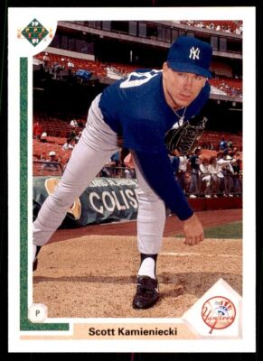 1991 UPPER DECK FINAL EDITION SCOTT KAMIENIECKI NEW YORK YANKEES #33F