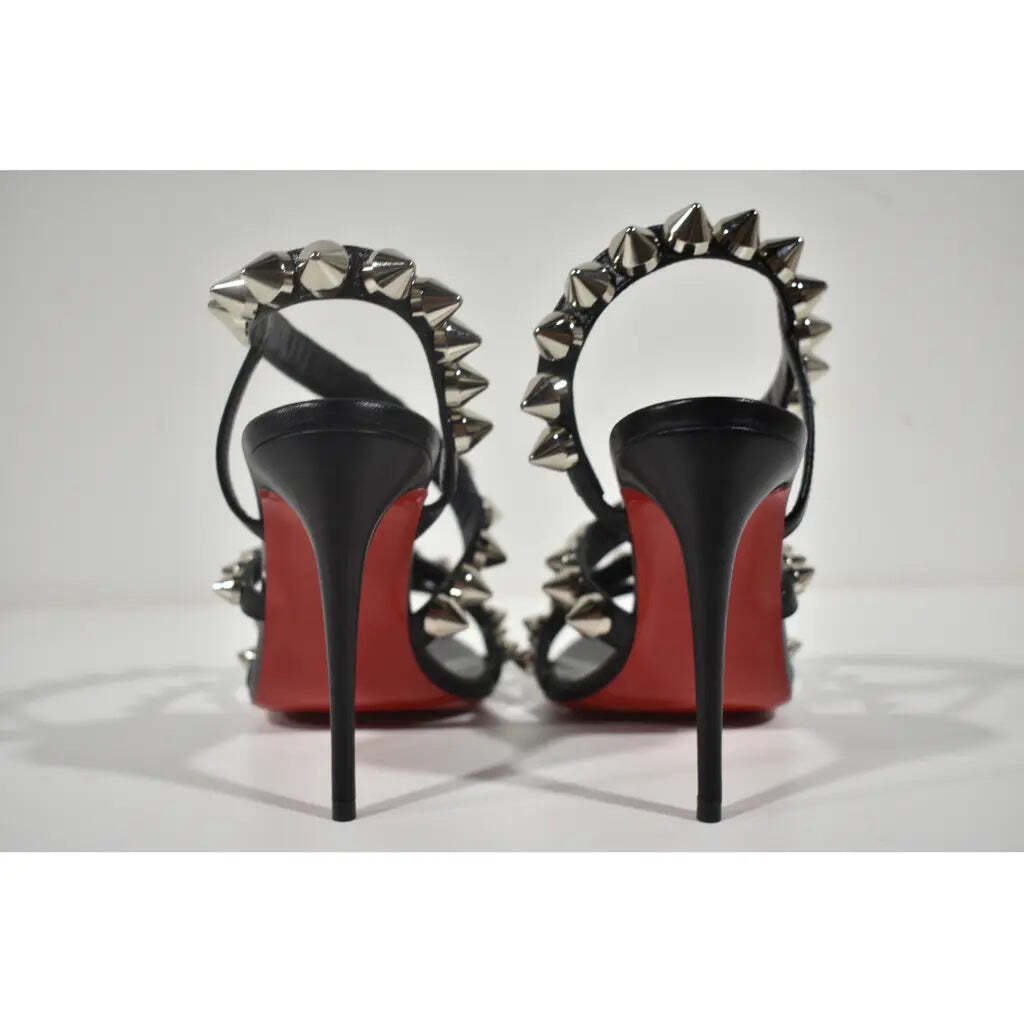 Christian Louboutin Spikita Strap 100 Black Spike Strappy