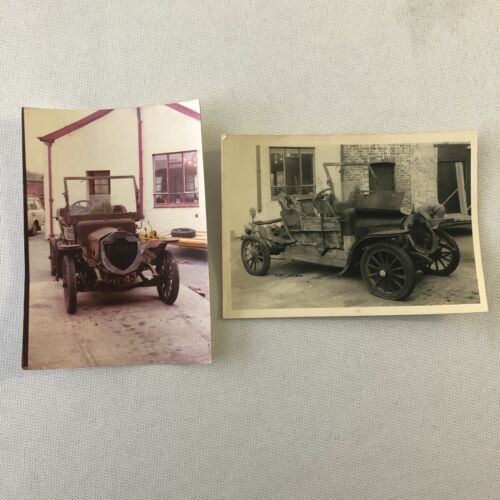 Vintage 1907 Rover Car in Weathered Rusty Barn Find Condition Photo Print Lot 2  - Picture 1 of 8