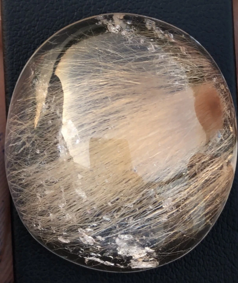 Natural Golden Rutile Quartz from Pakistan - 91.6Carats, Stunning Golden hair - Image 2 of 4