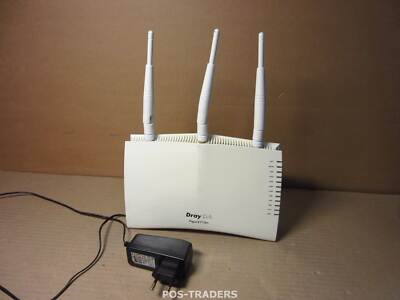 Draytek Vigor 2710n Wireless Router DSL Modem 802.11b/g/n 4pt switch USB + PSU