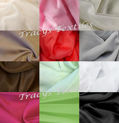 Farbiger VOILE TRANSPARENT Drapierstoff HOCHZEIT EVENT PARTY LOCATION 40 50 oder 60m Rolle