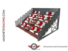1:32 Scale Spectator Stand / Bleacher From Magnetic racing.com