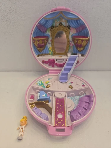 Vintage 1993 Polly Pocket Grand Ballet Ballerina Polly Compact Missing Skirt
