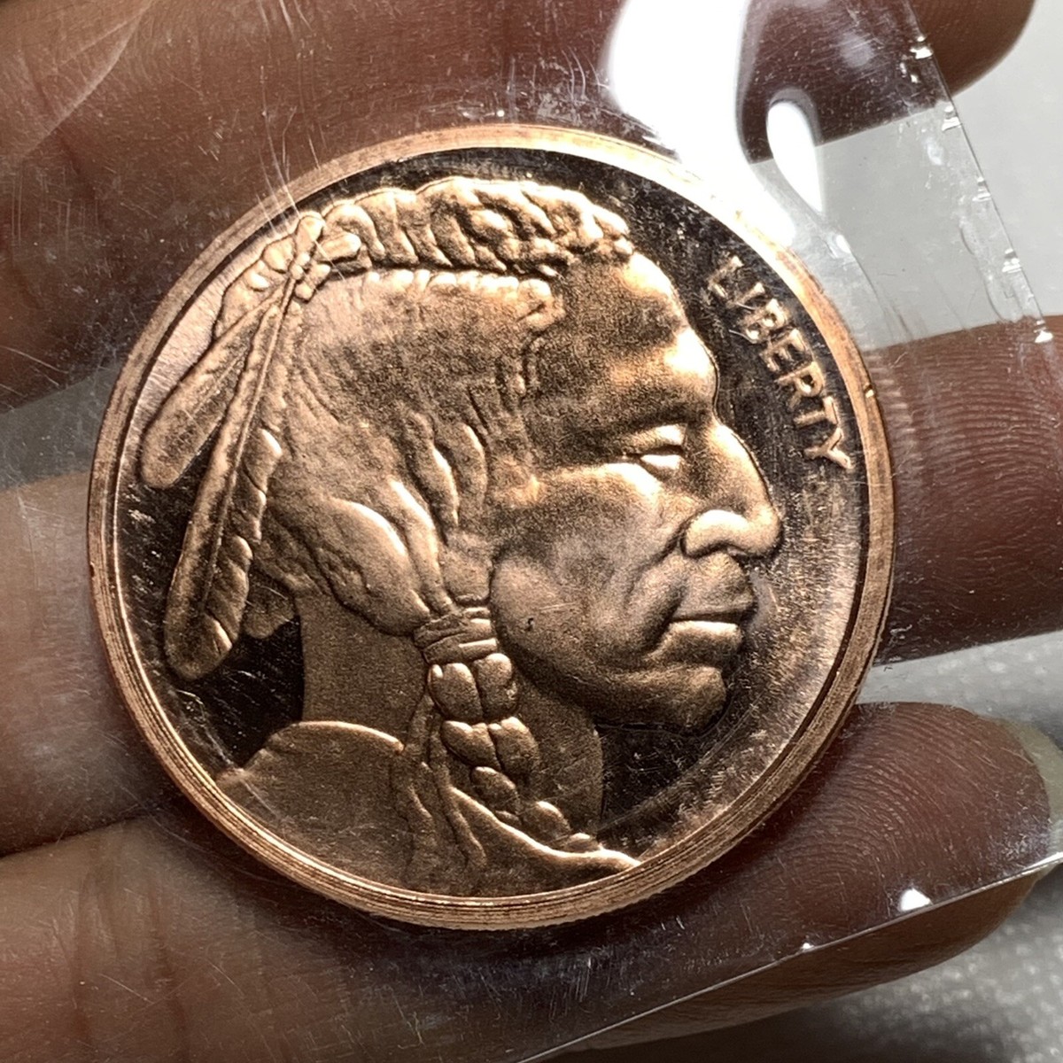 Buffalo Round Coin - Copper 1 AVDP Oz, .999 Pure Copper | eBay