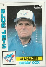 FREE SHIPPING-MINT-1984 Topps #202 Bobby Cox Blue Jays PLUS BONUS CARDS