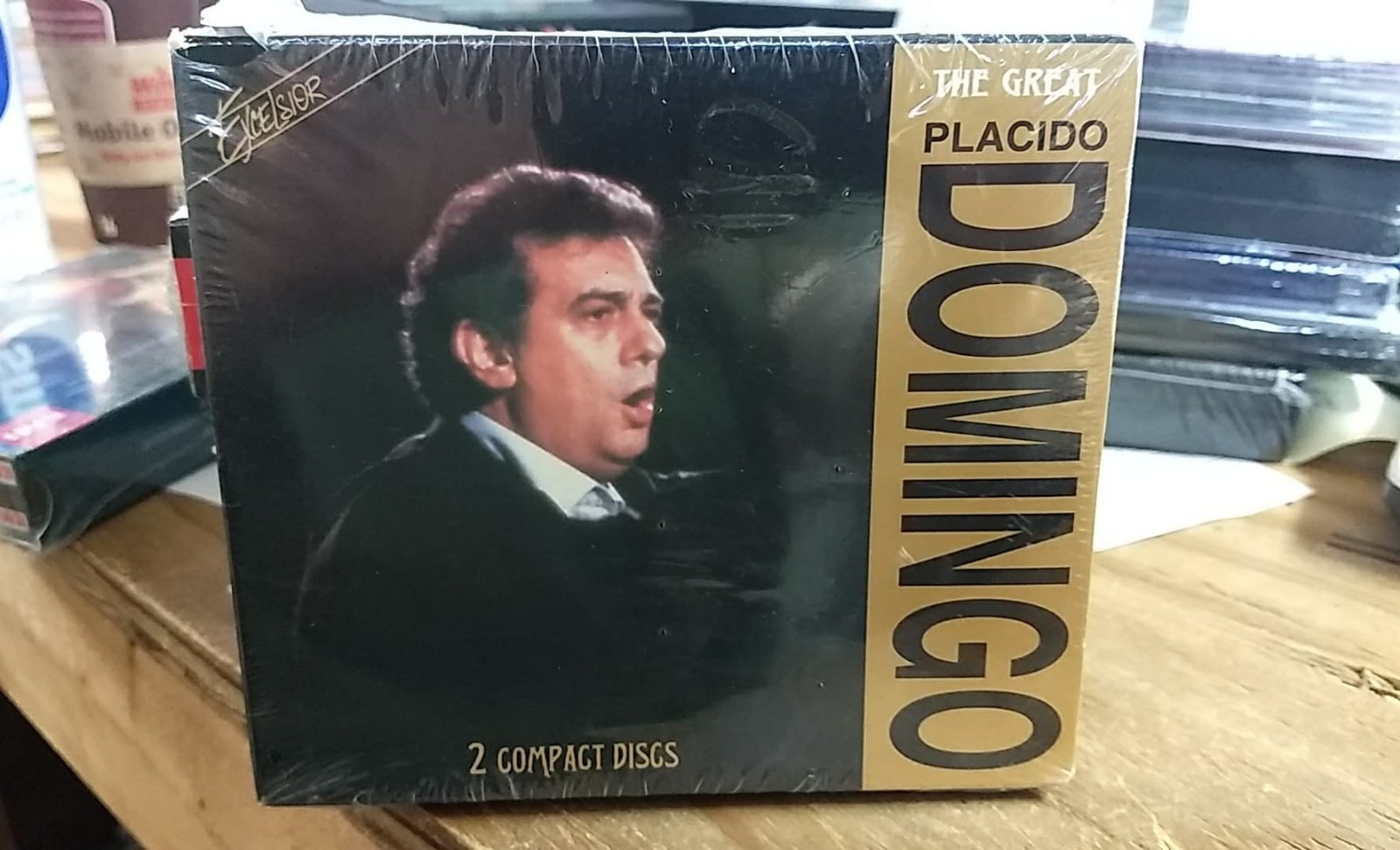 Великий Пласидо Доминго 2 компакт-диска Excelsior Audio CD С БЕСПЛАТНОЙ ДОСТАВКОЙ!!!!