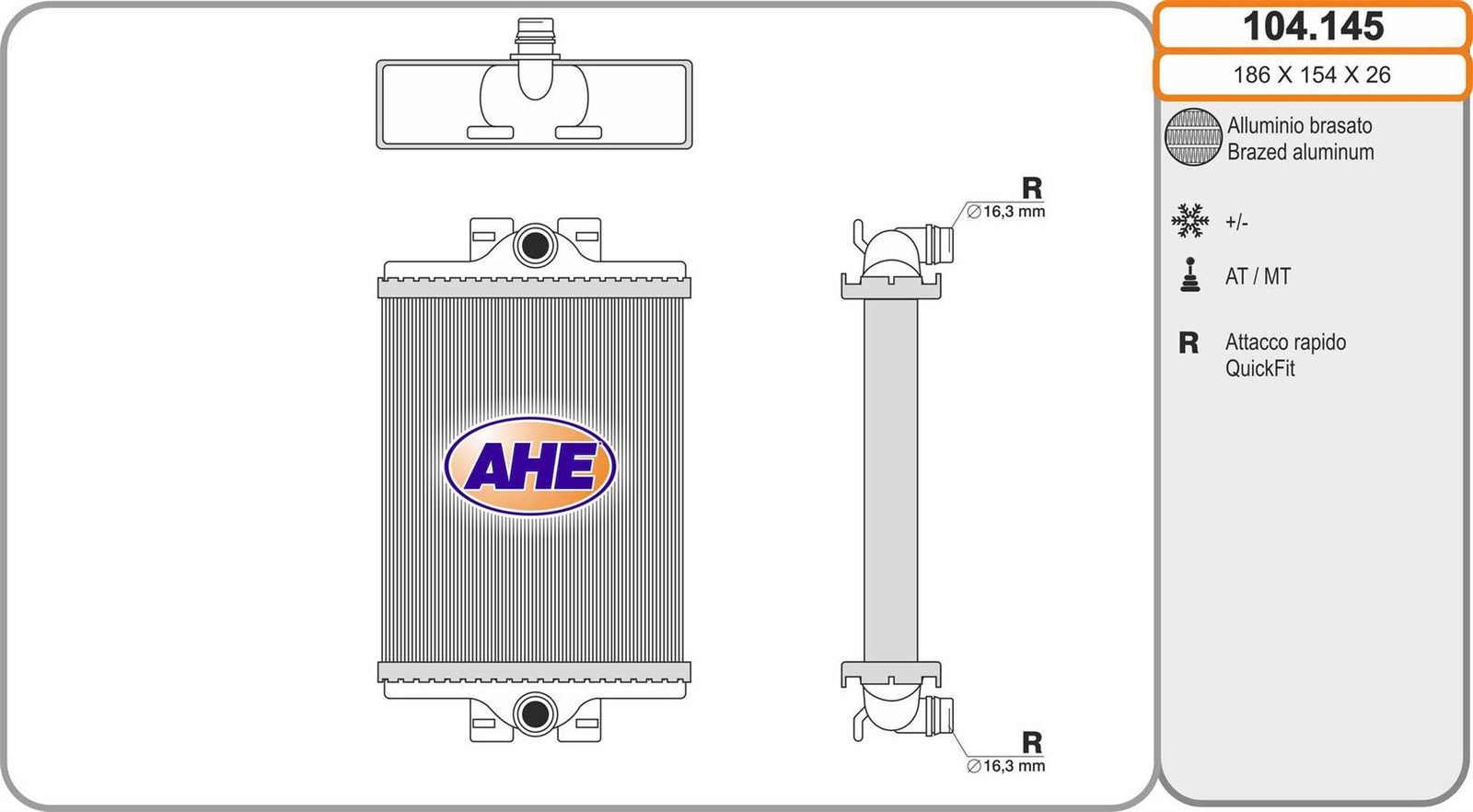 Radiateur de remplacement pour restauration thermique de BMW 330e et 318i