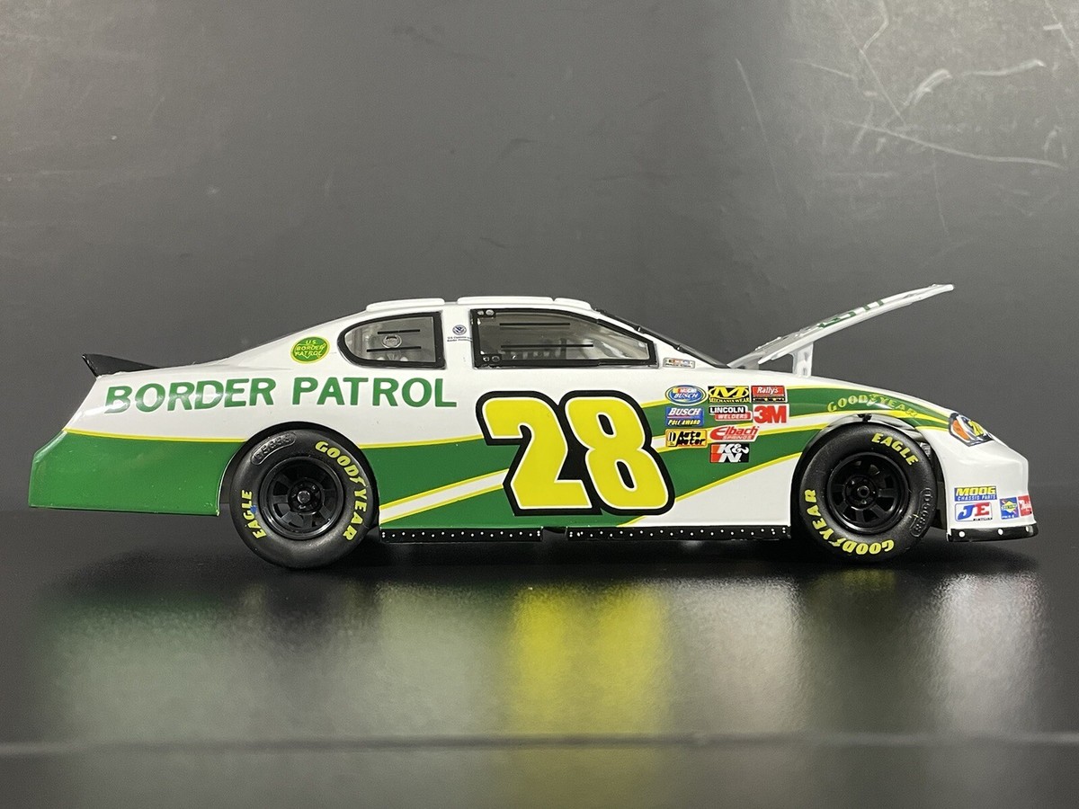 Kenny Wallace #28 Autographed U.S. Border Patrol 2008 Promo