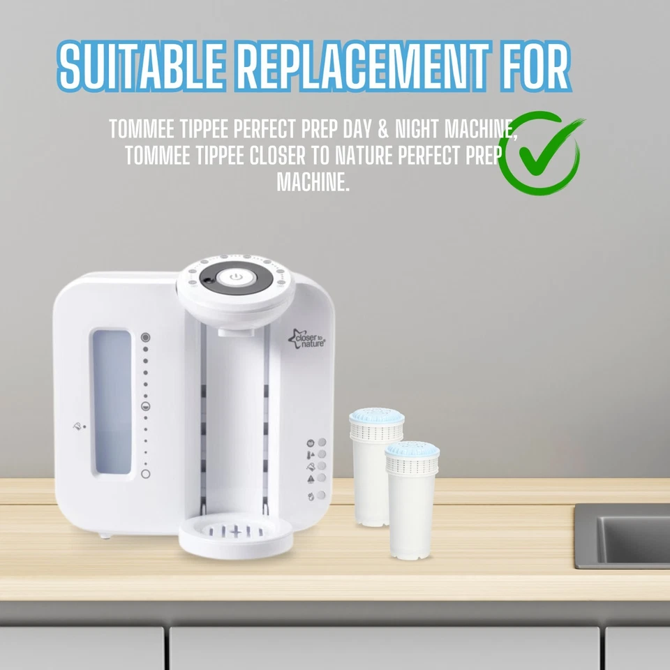 Tommee Tippee Perfect Prep Machine Compatible Filter Cartridges (2 Pack) - Image 2 of 4