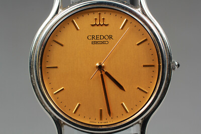 NEAR MINT] SEIKO CREDOR SIGNO 8J81-6A30 Quartz Men's Watch from