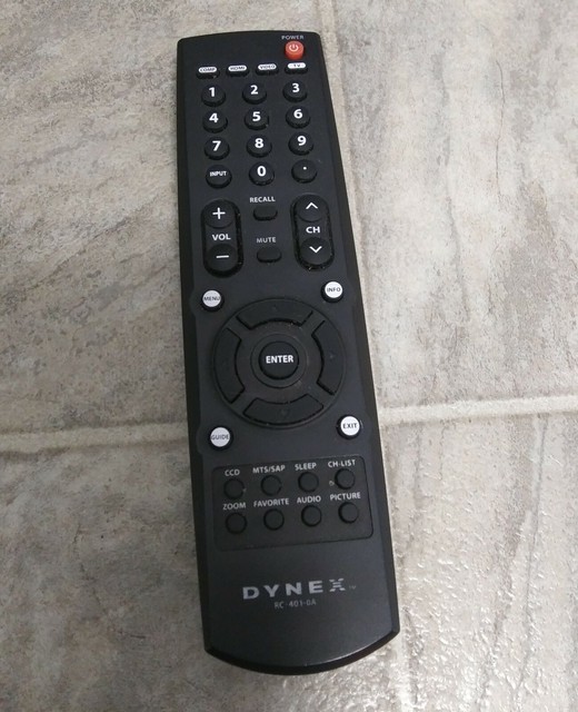 Dynex OEM Rc 401 0a LCD TV Remote Control A1 For Sale Online EBay