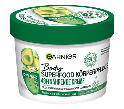 Garnier Nährende Körperpflege Für Trockene Haut, Body Butter Mit Avocado Und Ome