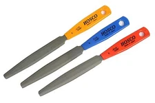 Tapered Electric Guitar Nut File Set, 3 double sided, includes case