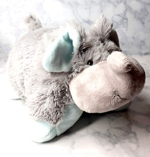 Pillow Pets Gray-Blue Mouse Pee Wees Plush Stuffed Animal 11x9"