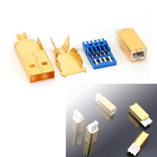 USB-2.0B USB3.0 Type A/B Male Adapter Coupler Gender Changer Connector Converter