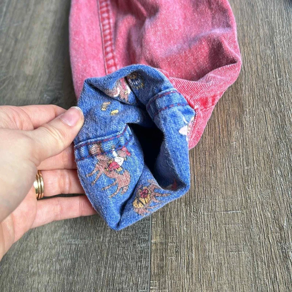 VTG OshKosh B'Gosh Vestbak Overalls Cowboys & Indians - Image 4 of 4