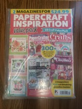 Value Pack Papercraft Inspiration 2024 2 magazines w/ goodies Sealed in bag NEW