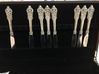 Wallace Baroque sterling silver Most still Factory Sealed PERFECT!  56 pcs — photo 2