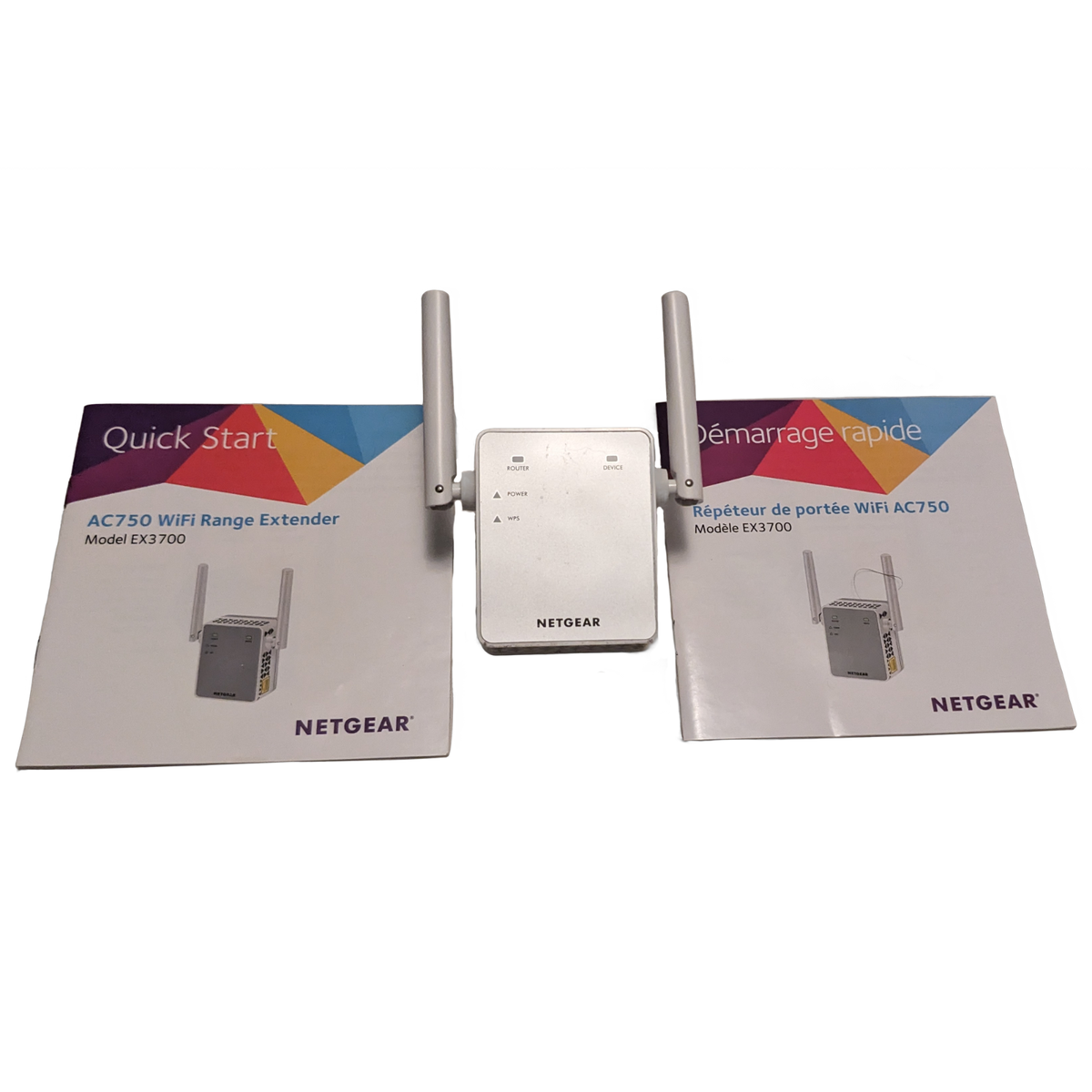 NETGEAR AC750 EX3700 Wireless Dual Band Fastlane Technology Range - Main Image