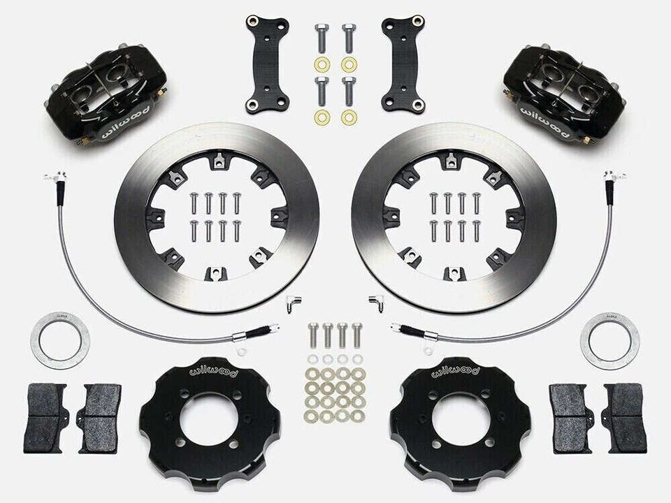 Wilwood 140-14233 para kit de sombrero delantero 12,19 pulgadas 2016-up Mazda MX5 Miata con líneas Foto 2 de 4