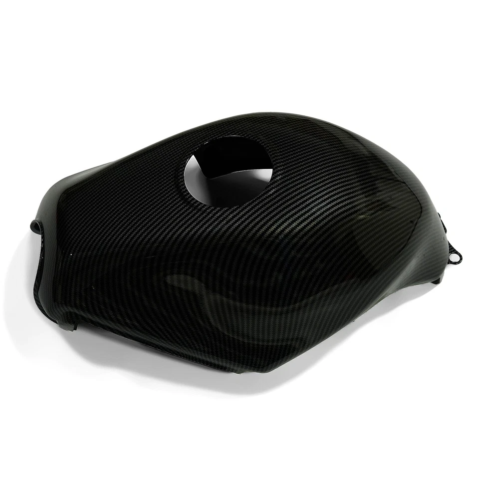 Black Carbon Fiber Look Fuel Gas Tank Cover For KAWASAKI NINJA 250R 2008-2012 US Foto 3 de 4