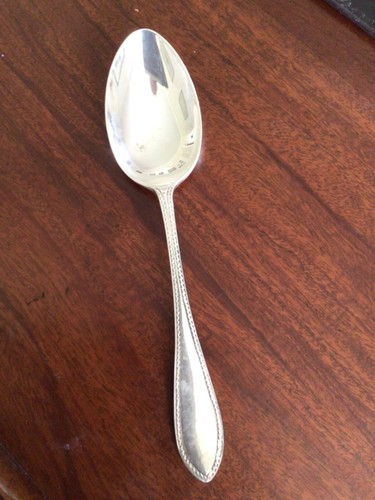 Set 6 Walker & Hall Sterling Silver Dessert Spoons - Feather Edge 315g - superb - Picture 5 of 8