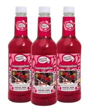 Cosmopolitan Drink Mix, Ready to Use, 1 Liter Bottle (33.8 Fl Oz), Pack of 3