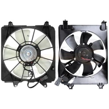2Pcs Radiator Condenser Cooling Fan For 2006 2007 2008-2011 Honda Civic