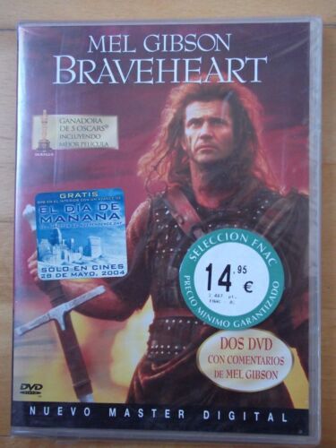 2 DVDs (Nuevo) Braveheart.Mel Gibson - Imagen 1 de 1