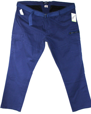 Herren Cargo Hose  John F. GEE  Blau Gr. 30  (60)  3XL   NEU