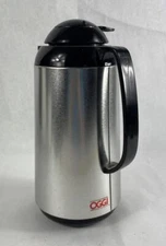 Oggi Stainless Beverage Server Thermal Hot Coffee Milk Water Decaf Glass Lined