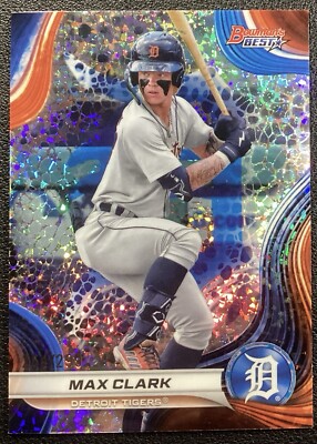 2024 Bowman s Best Max Clark #TP-7 Mini-Diamond Refractor /299