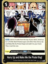 Hurry Up and Make Me the Pirate King OP14-097 The Azure Sea's Seven One Piece NM