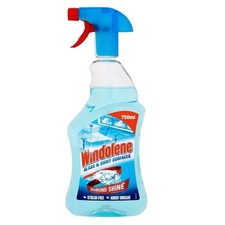 Windolene Window Cleaner Glass Shiny Surfaces Cleaner Spray With Vinegar 750ml