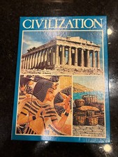 Vintage board game "Civilization" by Avalon Hill with Parthenon cover