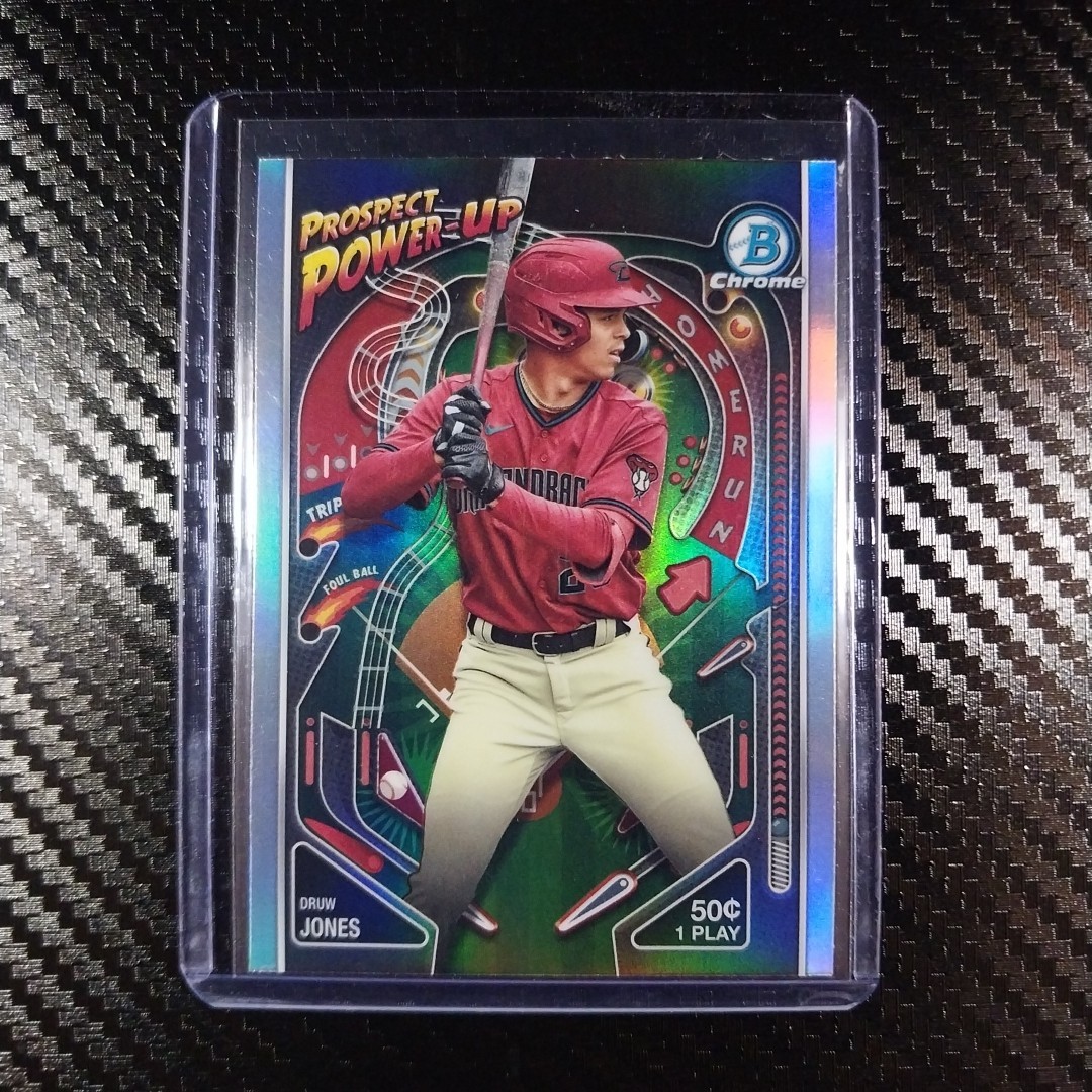 2024 Bowman Chrome Baseball #PP-4 Druw Jones Prospect Power-Up Refractor