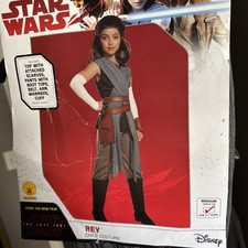 Star Wars Rey Halloween Costume Girls Size M NEW