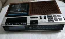 VTG General Electric GE 7-4956B AM/FM Alarm Clock Radio Cassette Player  DD 