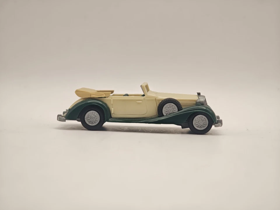 Praliné Horch 853A H0 1:87 Modellino Auto Storica Verde Crema - Immagine 3 di 4