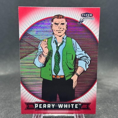 Perry White 2025 Fleer Brilliants Superman Red Heat Vision /1938 #4