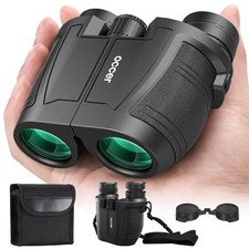 12x32 Compact Binoculars for Adults High Powered, Large Eyepiece Binocular fo...
