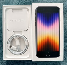 Apple iPhone SE Midnight 64GB Empty BOX ONLY With USB-C to Lighting Cable